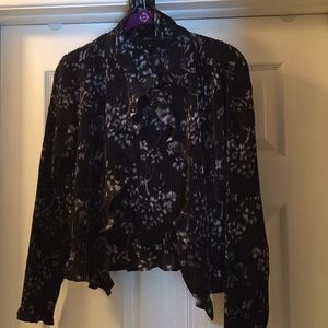 Cute Crinkle Fabric Shrug XL